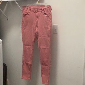 Old navy pink rockstar jeans